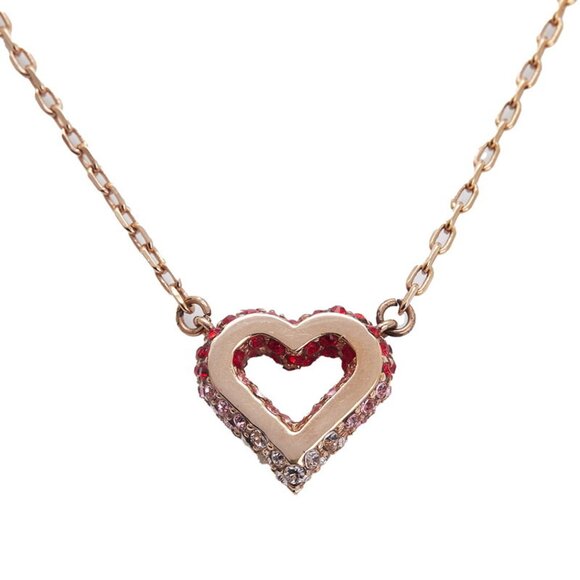 LOUIS VUITTON Pink Heart Necklace